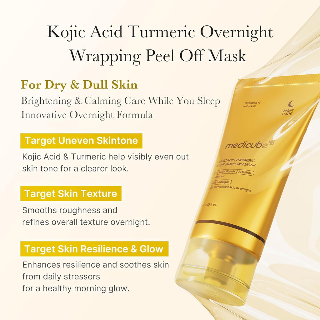 Kojic Acid Turmeric Night Wrapping Mask 😍