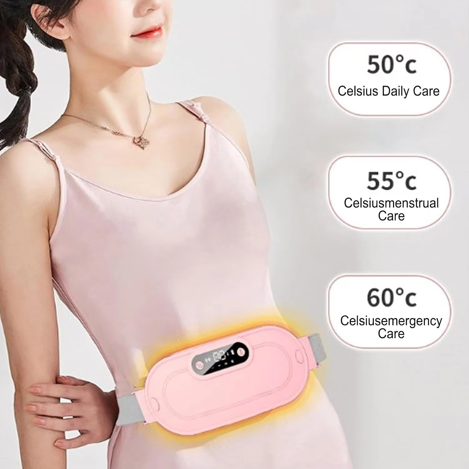 Wireless Menstrual Pain Relief Heating Belt حزام تدفئة محمول لتخفيف آلام الحيض