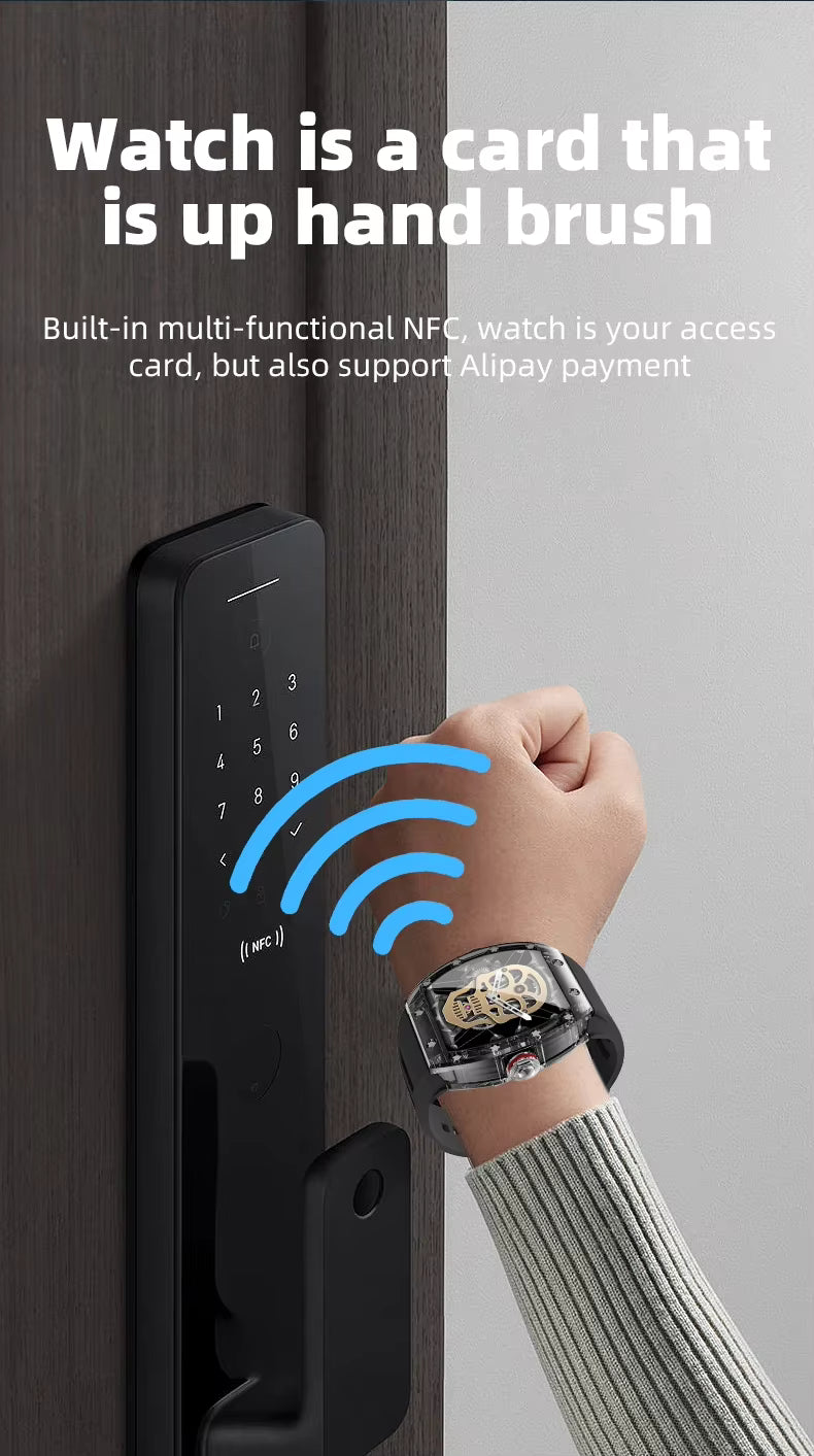 Transparent Bluetooth Smartwatch