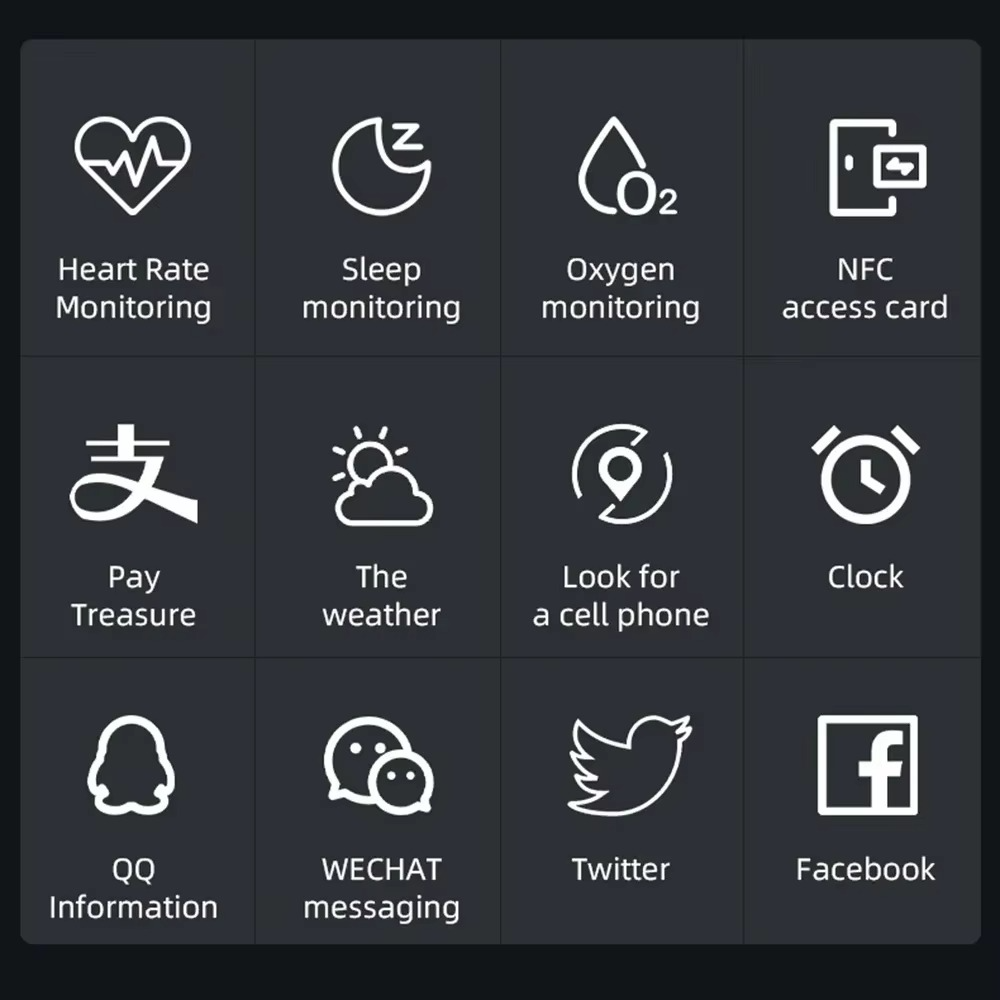 Transparent Bluetooth Smartwatch