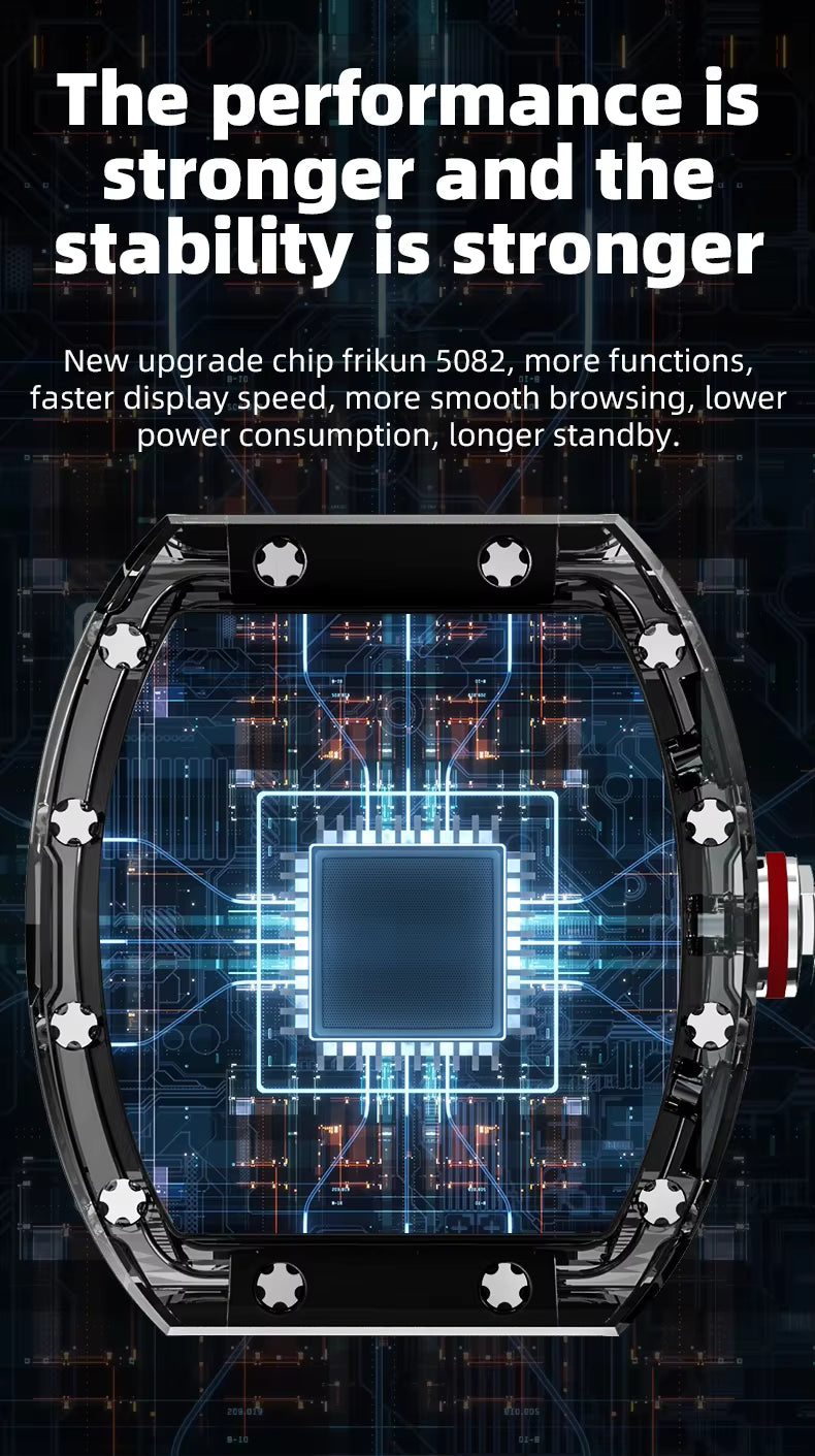 Transparent Bluetooth Smartwatch