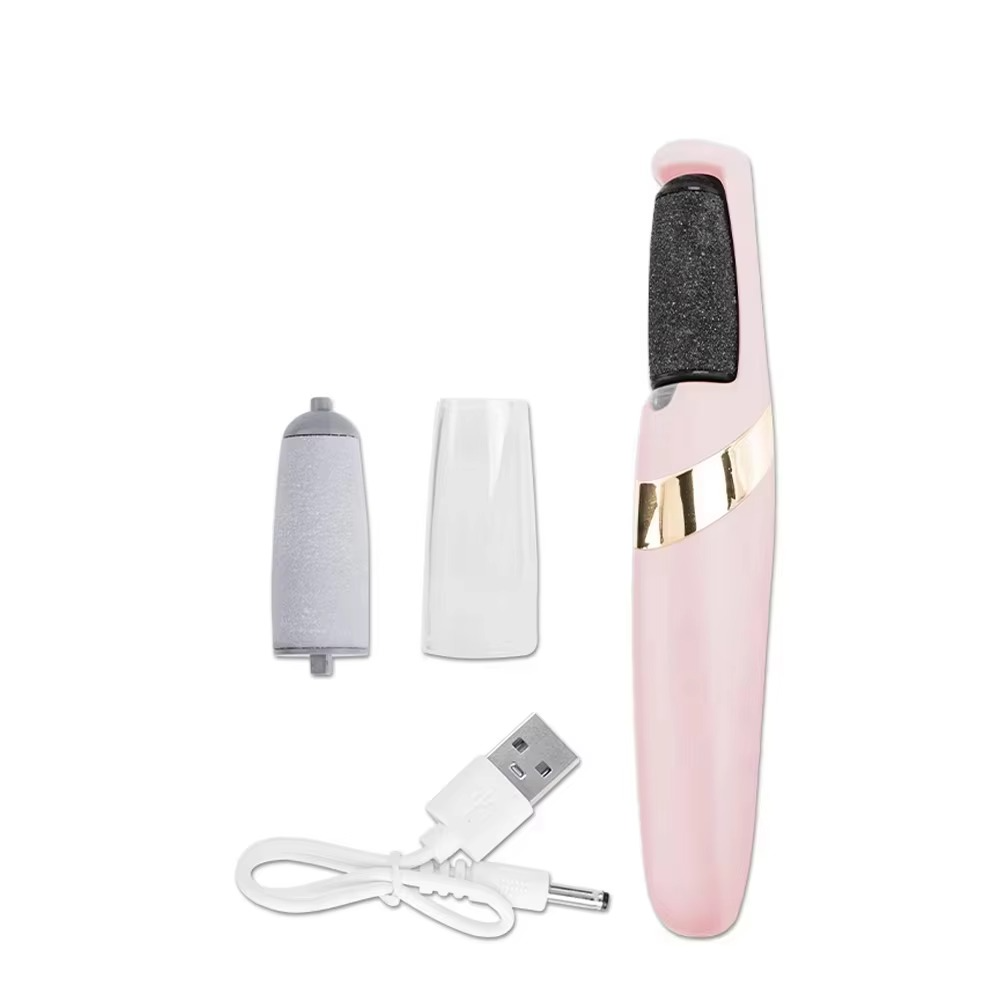 Electric Pedicure Foot File Callus Remover مزيل كالو القدم الكهربائي للعناية بالقدمين وإزالة الجلد الميت
