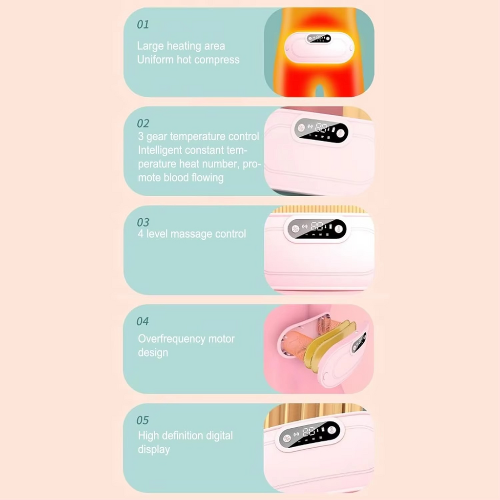 Wireless Menstrual Pain Relief Heating Belt حزام تدفئة محمول لتخفيف آلام الحيض