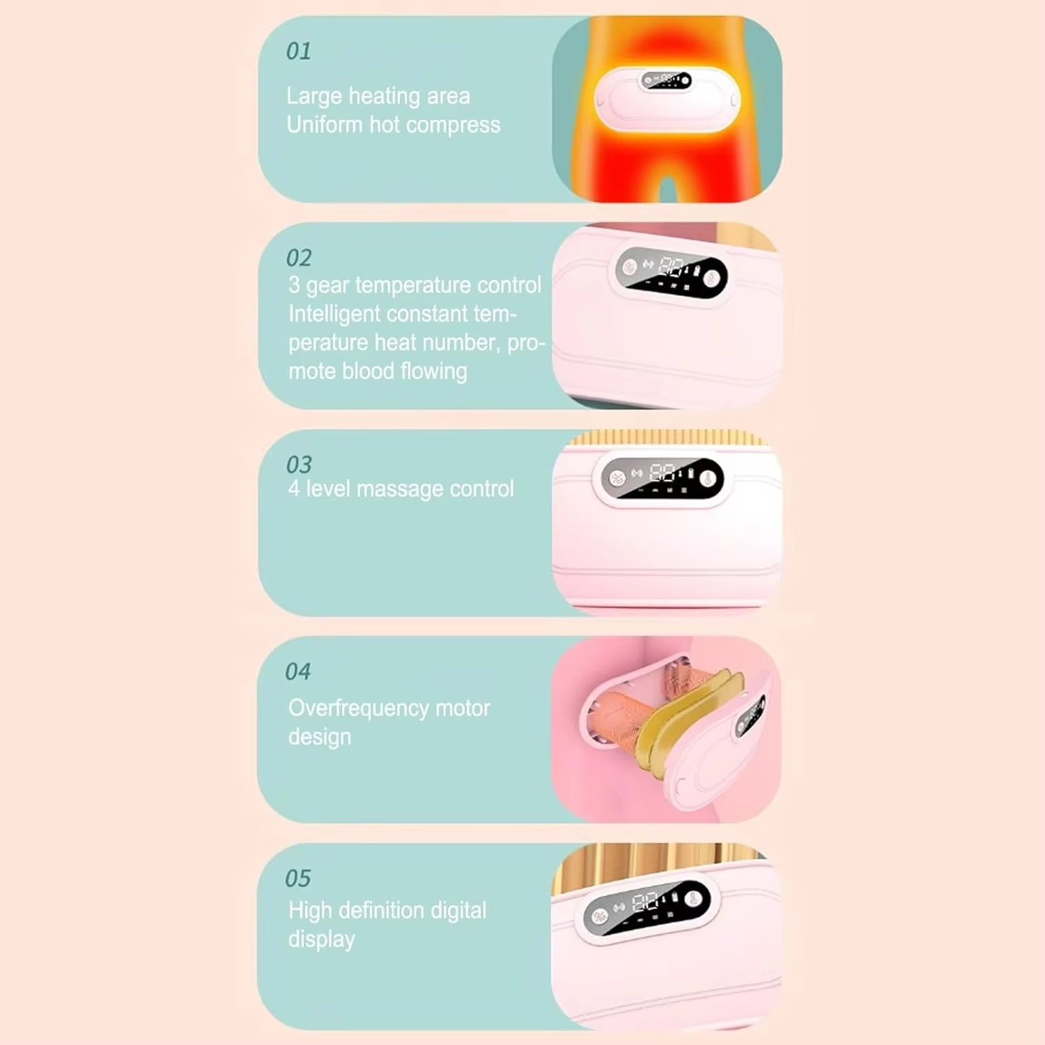 Wireless Menstrual Pain Relief Heating Belt حزام تدفئة محمول لتخفيف آلام الحيض