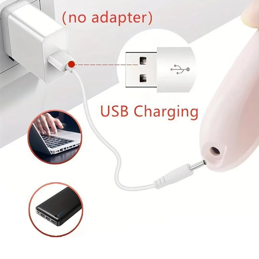 Electric Pedicure Foot File Callus Remover مزيل كالو القدم الكهربائي للعناية بالقدمين وإزالة الجلد الميت