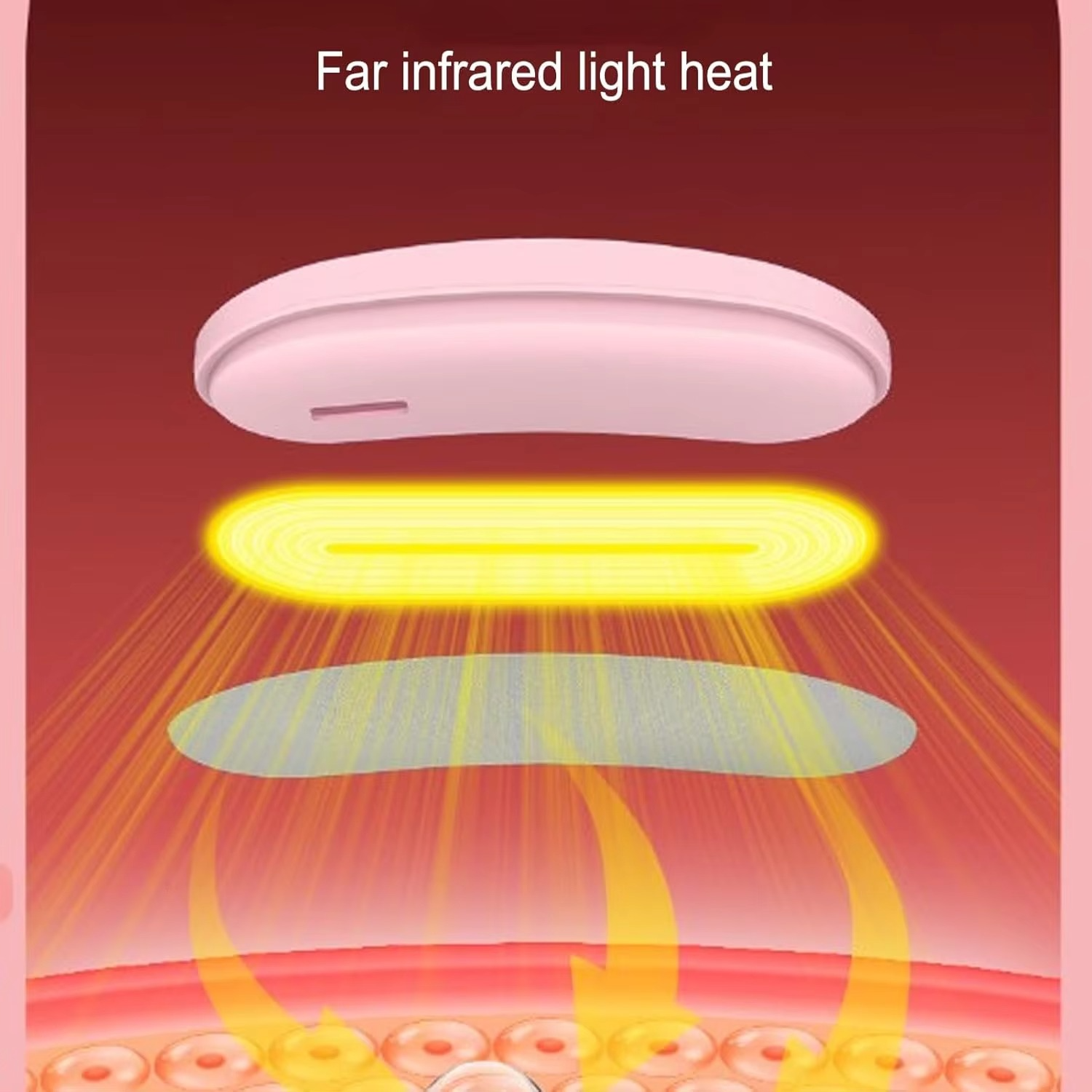 Wireless Menstrual Pain Relief Heating Belt حزام تدفئة محمول لتخفيف آلام الحيض