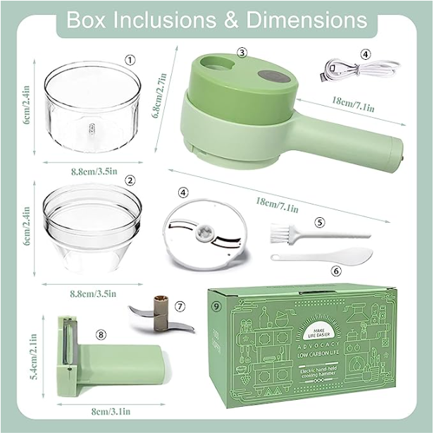 Multifunctional Electric Handheld Food chopper