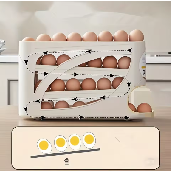 Rolling Egg Rack