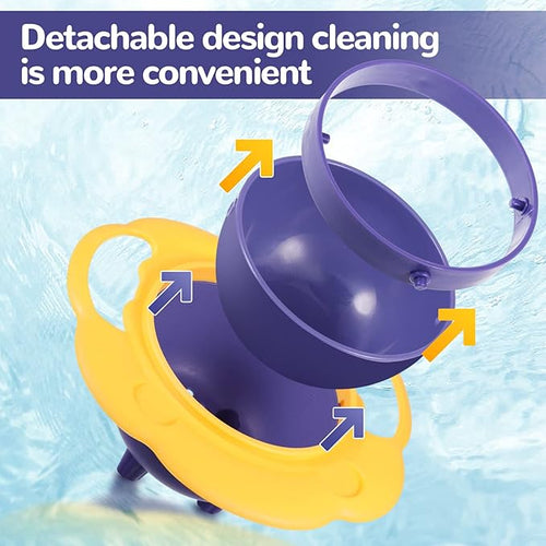 Baby Spill-Proof Gyro Bowl  وعاء الجايرو المقاوم للانسكاب للأطفال