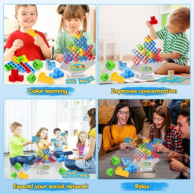 Balance - Building Blocks Game لعبة توازن مكعبات البناء 🧩⚖️