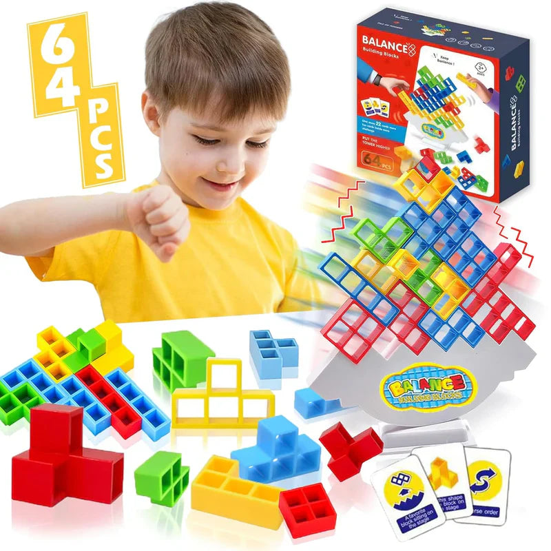 Balance - Building Blocks Game لعبة توازن مكعبات البناء 🧩⚖️