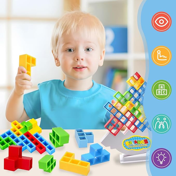 Balance - Building Blocks Game لعبة توازن مكعبات البناء 🧩⚖️