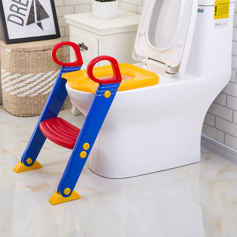 Kids Toilet Training Ladder سُلَّم تدريب الأطفال على استخدام المرحاض