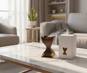 Premium Incense Burner with Stunning Gold Accents موقد بخور فاخر مزين بلمسات ذهبية جذابة