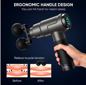 Dual-Head Facial Massage Gun 🤩 مسدس تدليك الوجه برأسين للاسترخاء