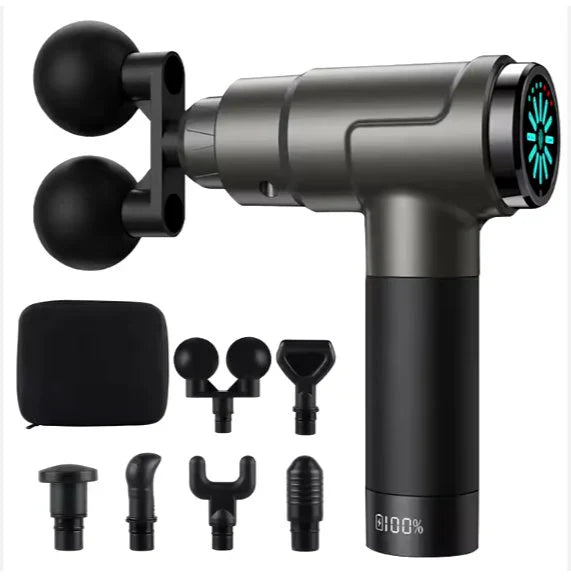 Dual-Head Facial Massage Gun 🤩 مسدس تدليك الوجه برأسين للاسترخاء