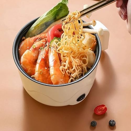 Electric Mini Cooking Pot with Lid قدر طبخ كهربائي صغير مع غطاء