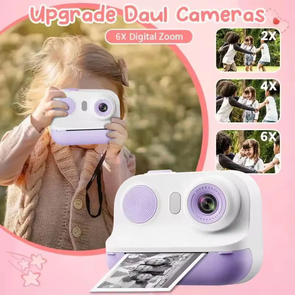 Kids Instant Print Camera كاميرا الطباعة الفورية للأطفال