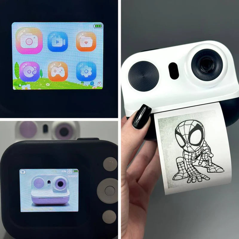 Kids Instant Print Camera كاميرا الطباعة الفورية للأطفال