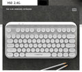 Mini Wireless Keyboard – 2.4G Punk Design لوحة مفاتيح لاسلكية صغيرة بتصميم بانك 2.4G